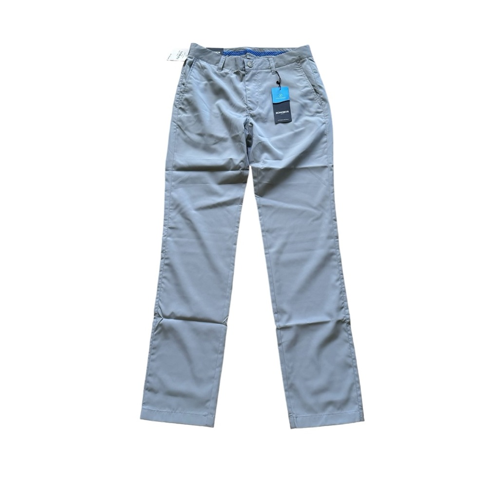 Bonobos Golf Grey Pewter Pants Trousers Lightweight Slim Fit size 30x34 NWT